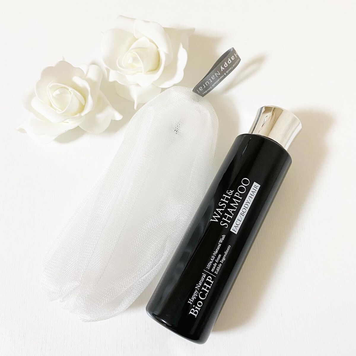 Bio C.H.P ウォッシュ&シャンプー/ハッピーナチュラル/洗顔石鹸を使ったクチコミ（1枚目）