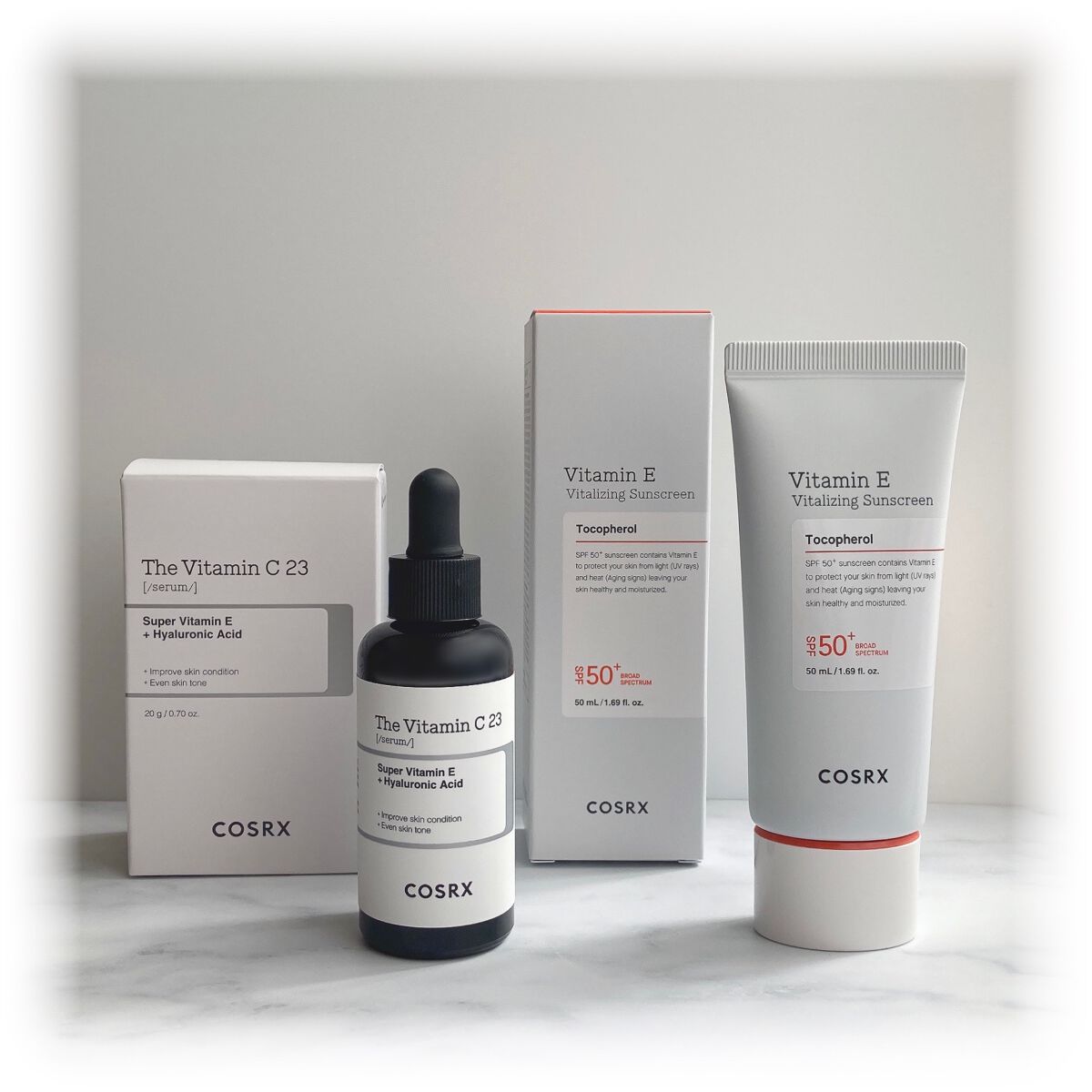 ビタミンEバイタライジングUVクリーム　SFP50＋/COSRX/日焼け止めクリームを使ったクチコミ（1枚目）