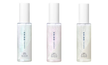 SHIROから素肌にきらめく夏フレグランス「ジェルパフューム」が3種の香りで数量限定発売！