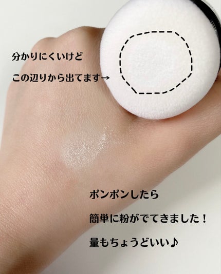 スポンジ付きチーク容器/DAISO/その他化粧小物を使ったクチコミ(4枚目)