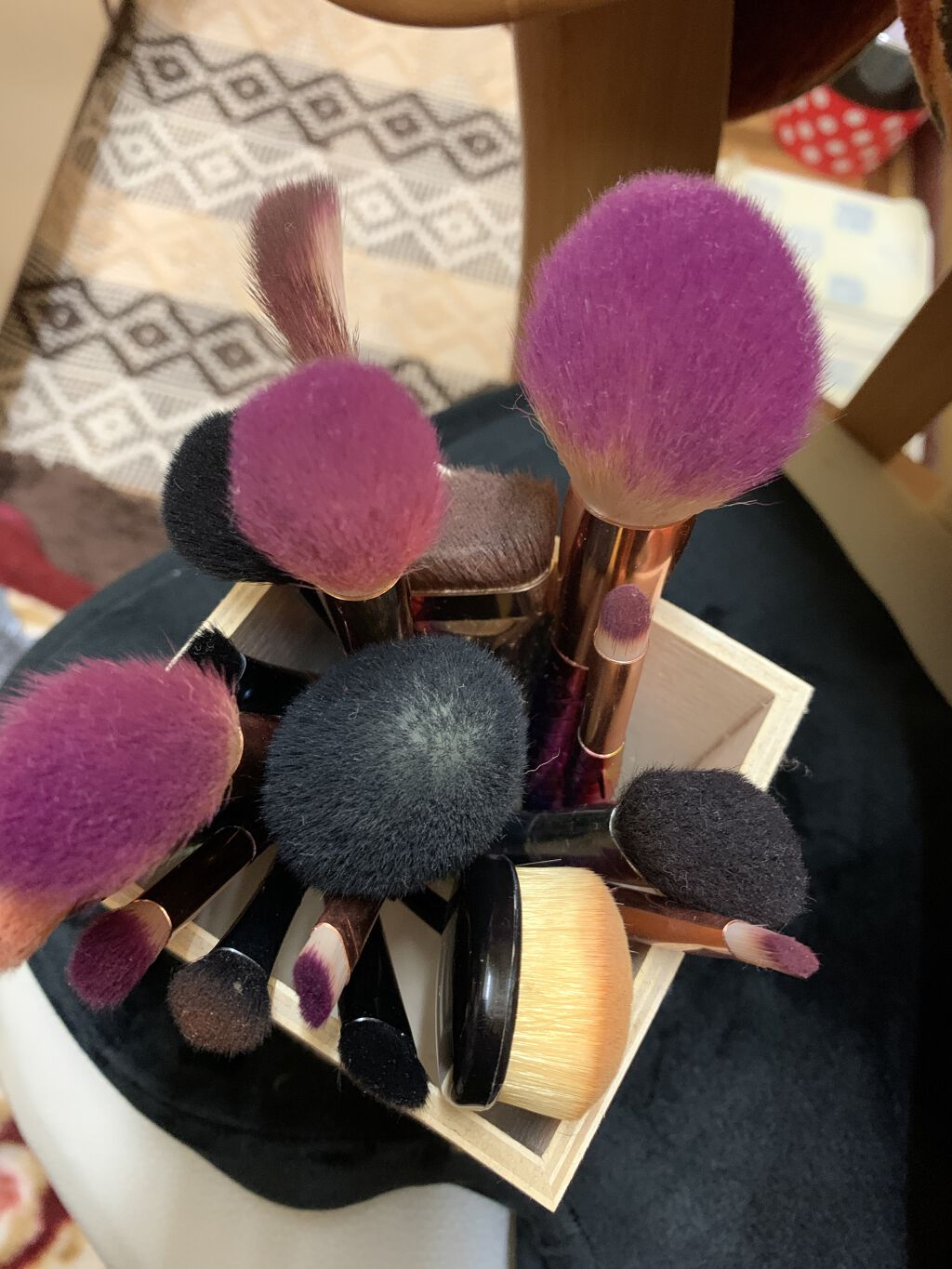 ファンデーション ブラシ 131　（専用ケース付き）/SHISEIDO/メイクブラシを使ったクチコミ（3枚目）