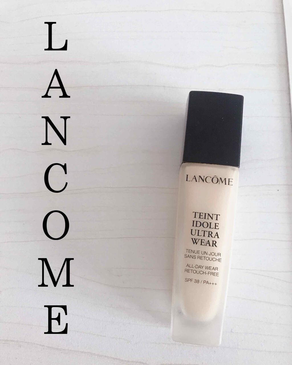 タンイドル ウルトラ ウェア リキッド/LANCOME/リキッドファンデーションを使ったクチコミ（1枚目）