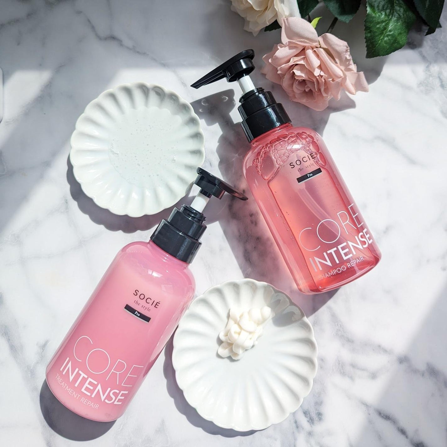 コアイテンスシャンプー/トリートメント/ソシエ ザ スタイル/市販シャンプーを使ったクチコミ(6枚目)