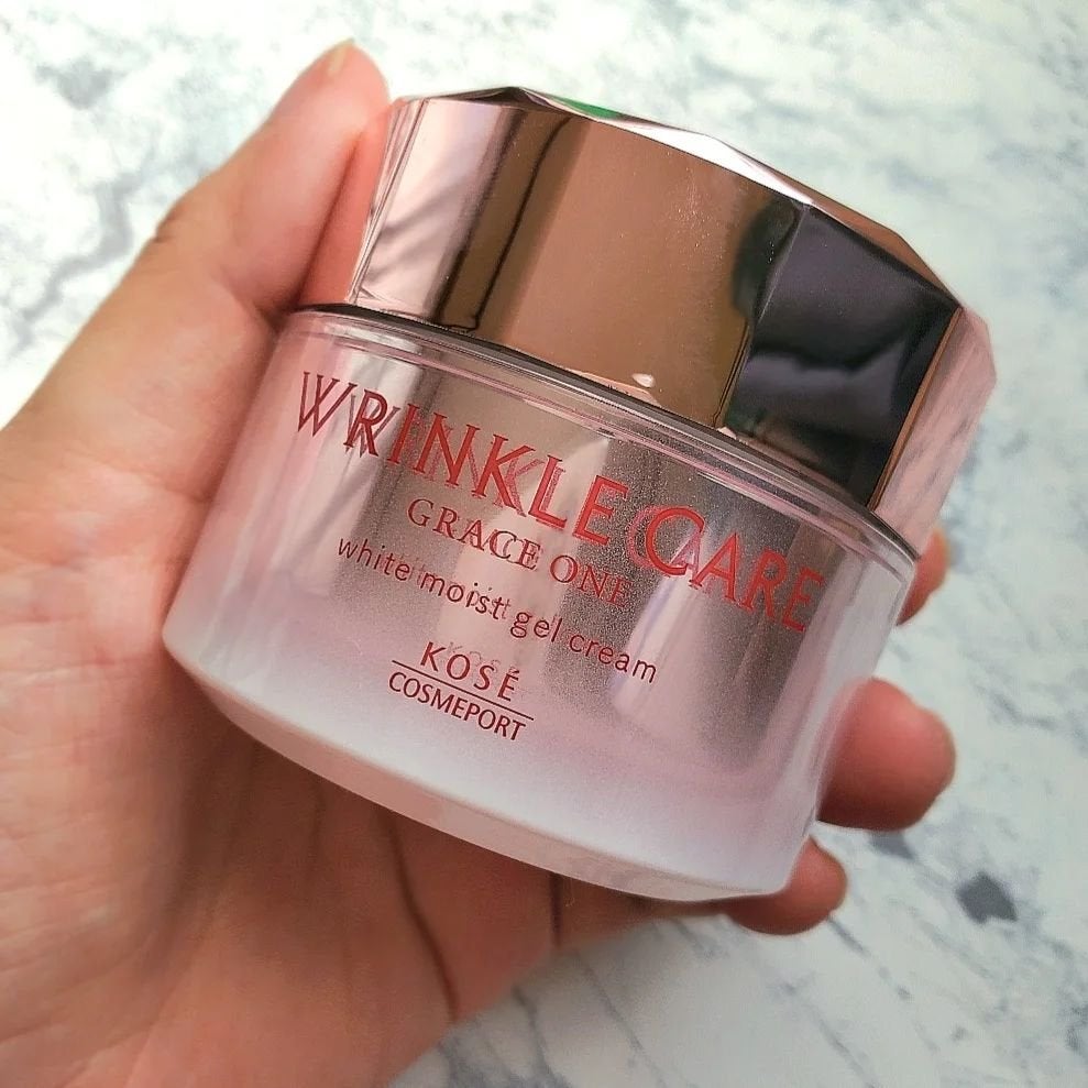 リンクルケア ホワイト モイストジェルクリーム/グレイスワン/オールインワン化粧品を使ったクチコミ(2枚目)