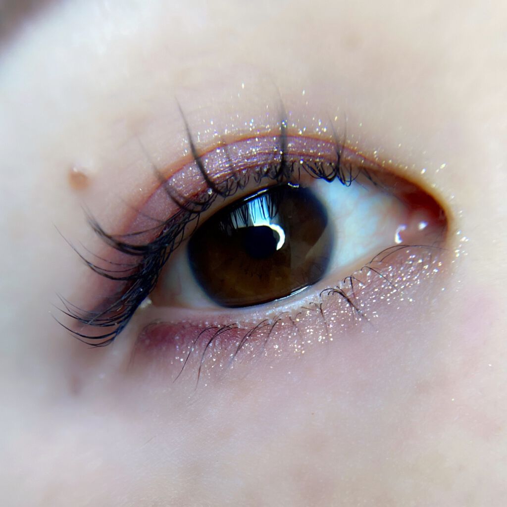 ザ アイシャドウ L 161 Gleamy Pond/ADDICTION/単色アイシャドウを使ったクチコミ（2枚目）