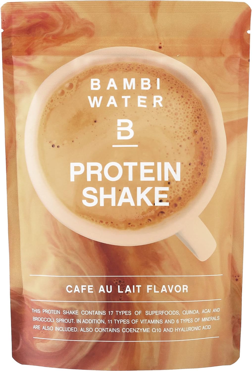 プロテインシェイク カフェオレ BAMBI WATER