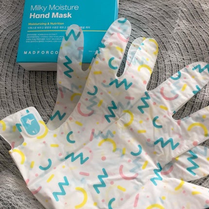 ミルキーモイスチャーハンドマスク/MADFORCOS/ハンドクリームを使ったクチコミ(2枚目)