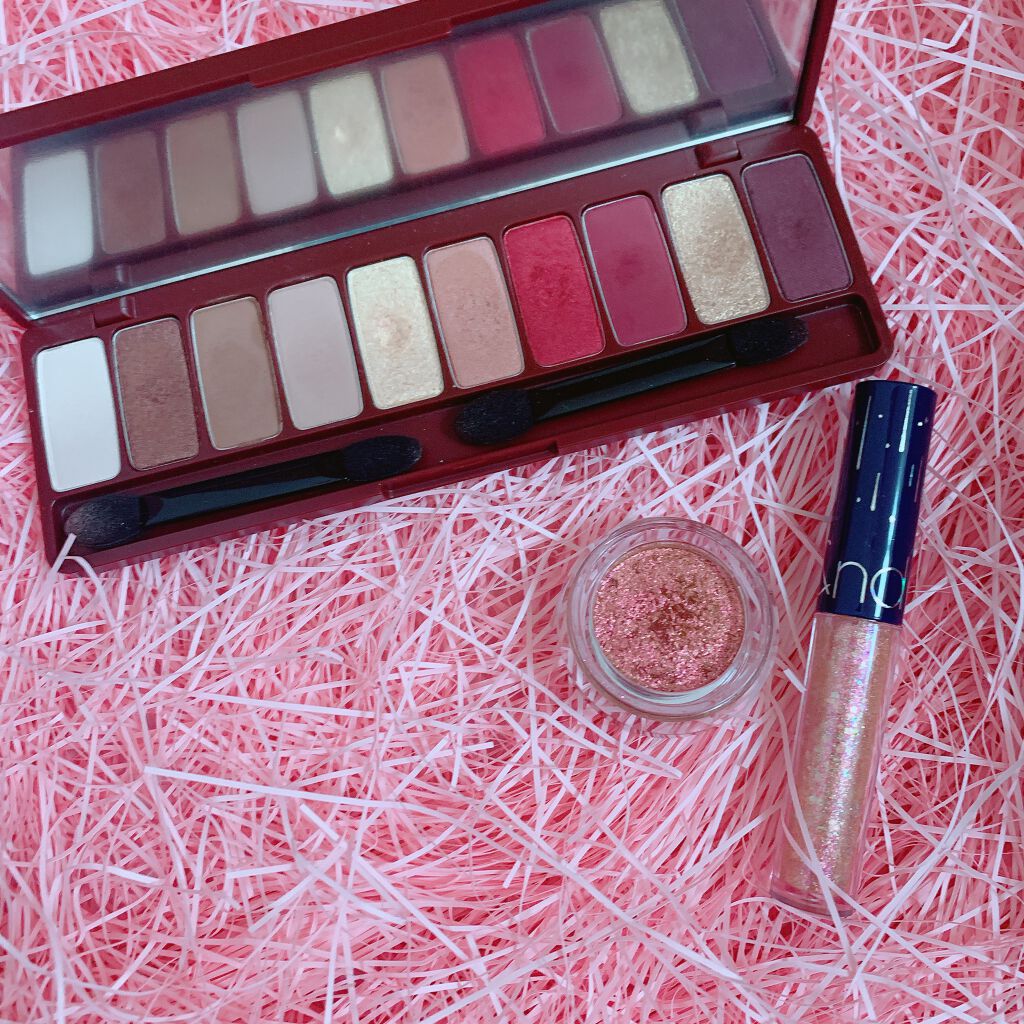 リキッド グリッター シャドウ/rom&nd/グリッターを使ったクチコミ（2枚目）