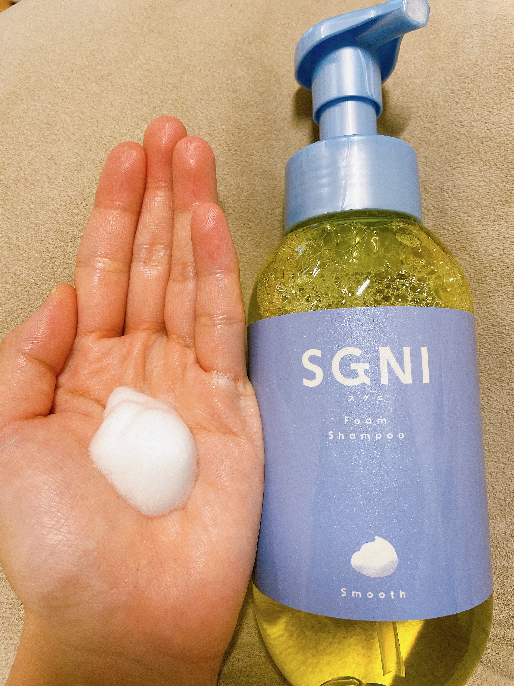 スムース泡シャンプー〈ホワイトティーの香り〉/SGNI/市販シャンプーを使ったクチコミ（3枚目）