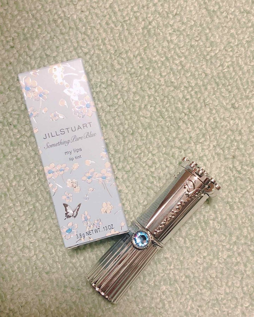 サムシングピュアブルー セント マイリップス/JILL STUART/口紅を使ったクチコミ(1枚目)