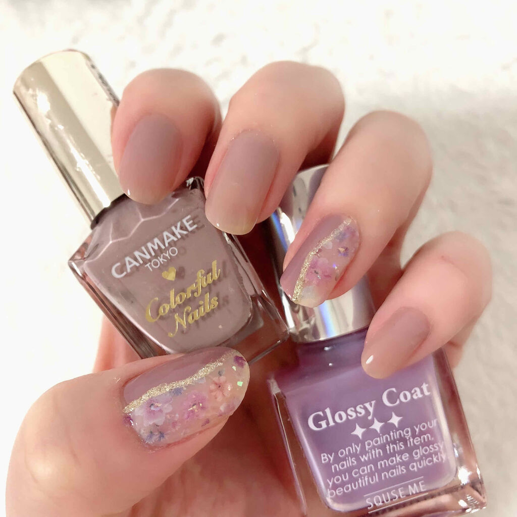 しずくネイルシール/キャンドゥ/ネイルシールを使ったクチコミ（1枚目）