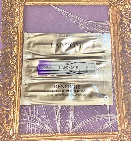 アイスのクチコミ「LANCOME
レネルジー HCF トリプルセラム
複合的なエイジングサインに先進のアプロー.....」(1枚目)