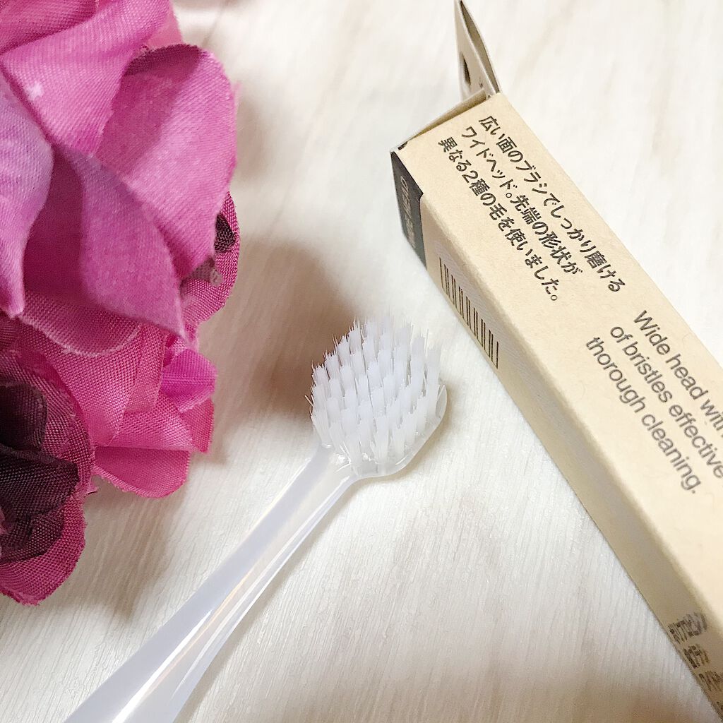 ポリプロピレン歯ブラシ ワイドヘッド/無印良品/その他を使ったクチコミ（3枚目）