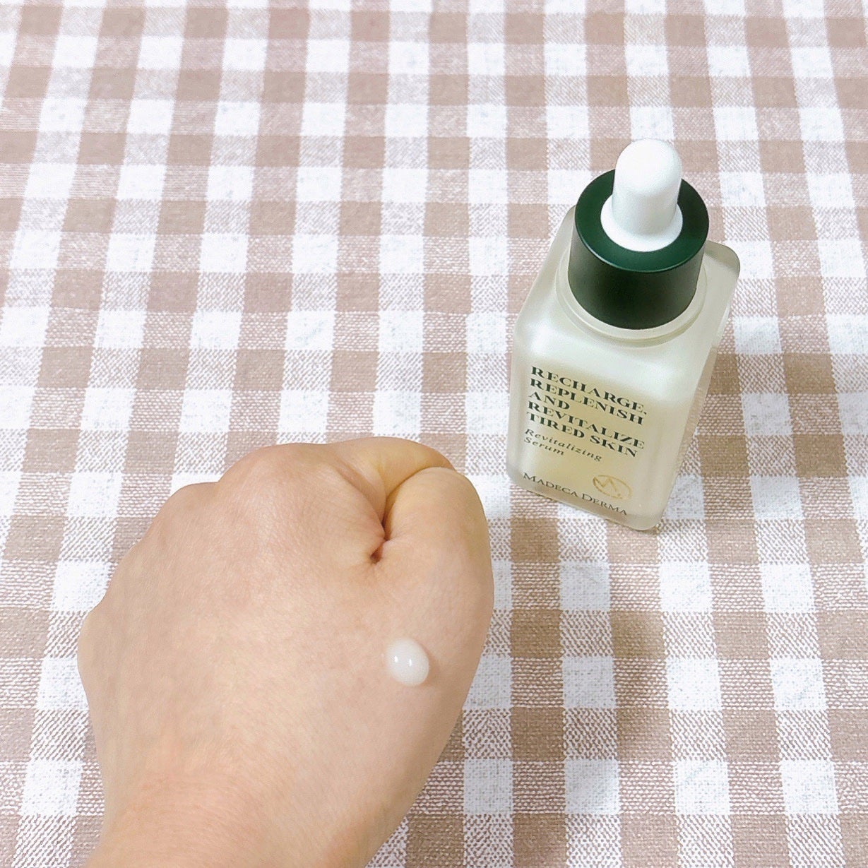 リバイタライジングセラム/マデカダーマ/美容液を使ったクチコミ(2枚目)