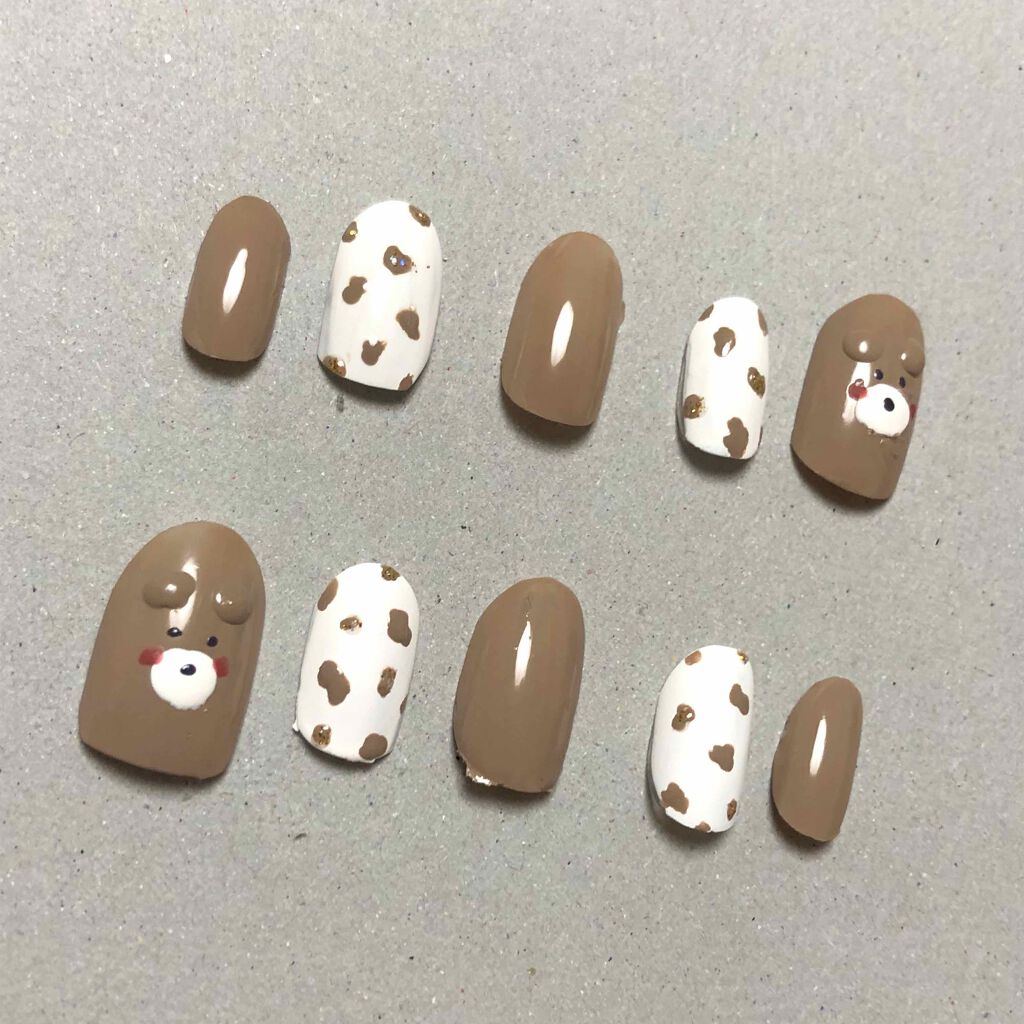 クリアネイルチップ/セリア/ネイルチップ・パーツを使ったクチコミ（1枚目）