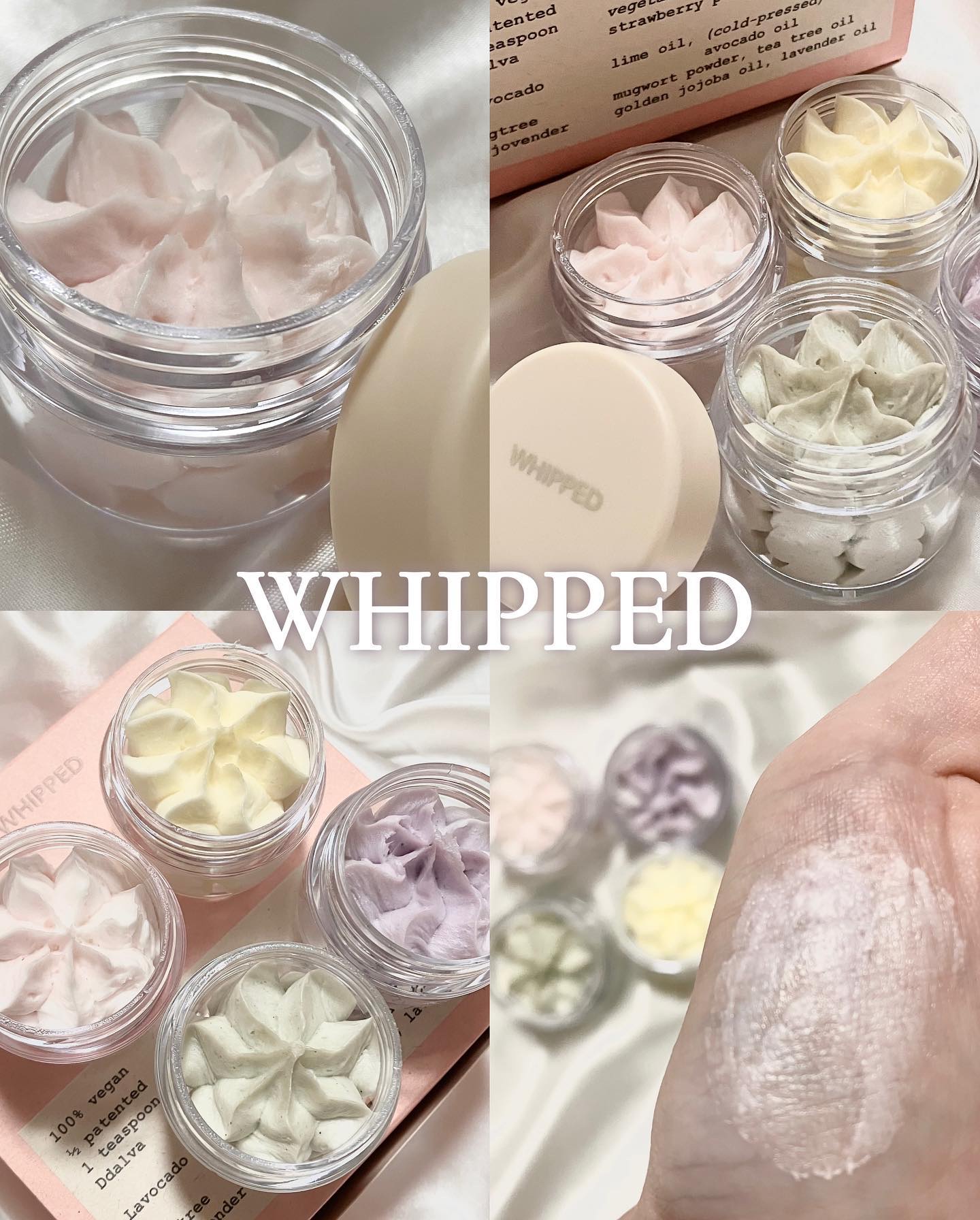 ホイップドヴィーガンパッククレンザーディスカバリーキット/WHIPPED/スキンケアキットを使ったクチコミ（1枚目）
