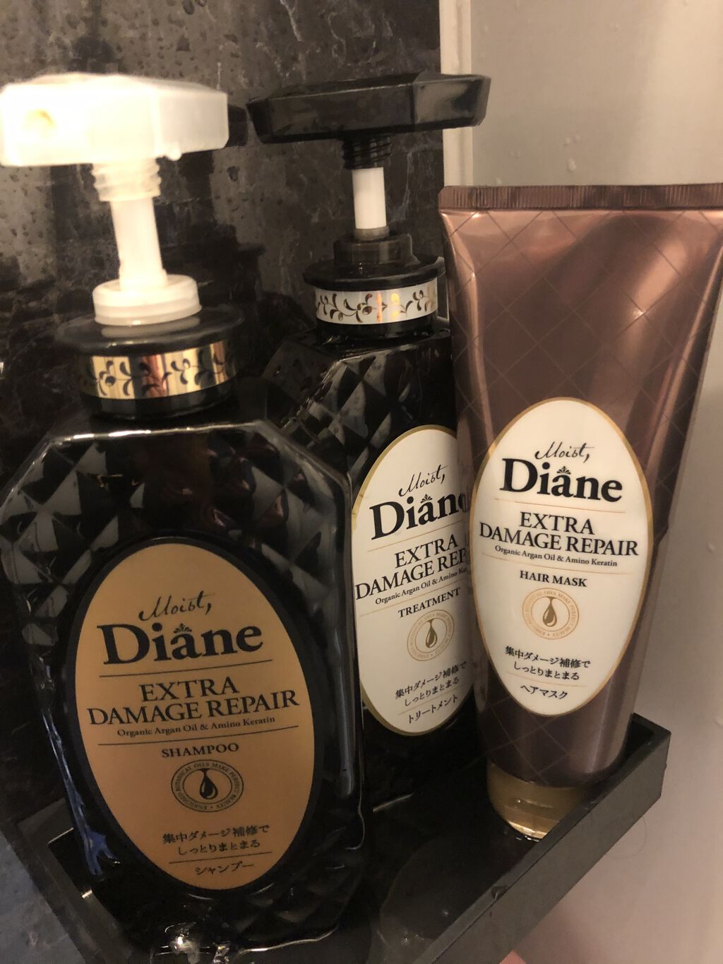 パーフェクトビューティ モイストダイアン エクストラダメージリペア シャンプー/トリートメント/ダイアン/市販シャンプーを使ったクチコミ（1枚目）