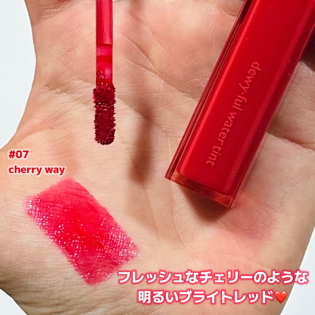 デュイフルウォーターティント/rom&amp;nd/リップティントを使ったクチコミ（2枚目）