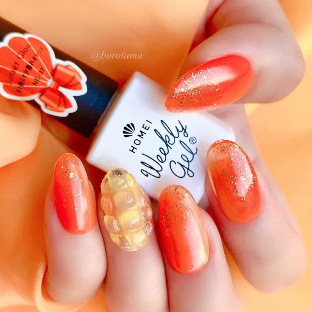 ウィークリージェル/HOMEI/ジェルネイルを使ったクチコミ(7枚目)