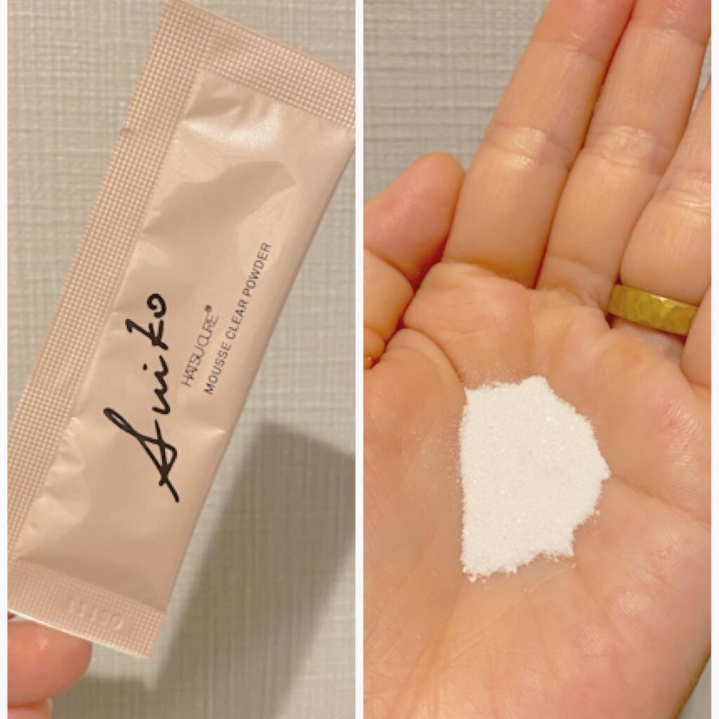 ムースクリアパウダー/SUIKO HATSUCURE/洗顔パウダーを使ったクチコミ（3枚目）