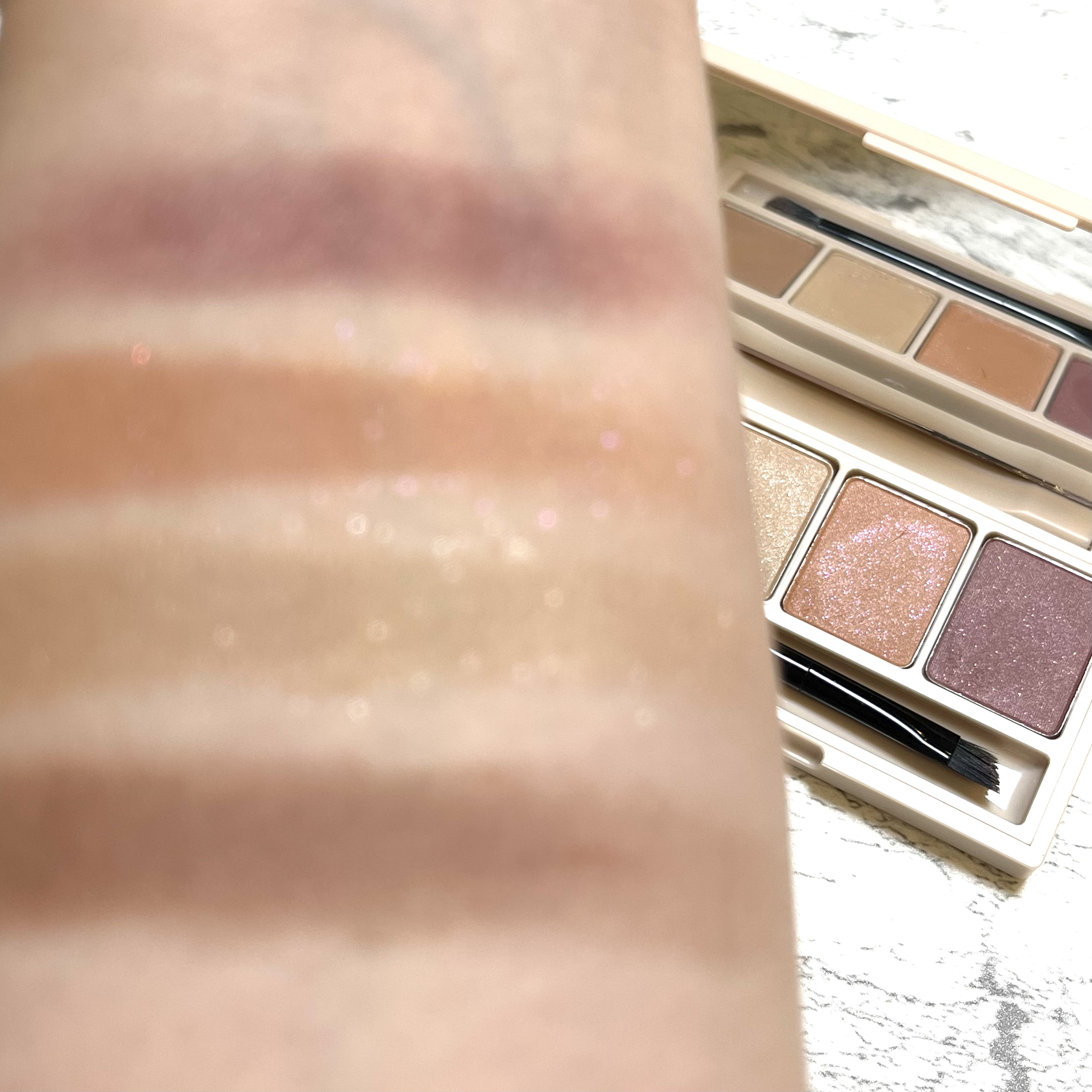 足しパレ 05 抜け感アイブロウ/Fujiko/アイシャドウパレットを使ったクチコミ（3枚目）