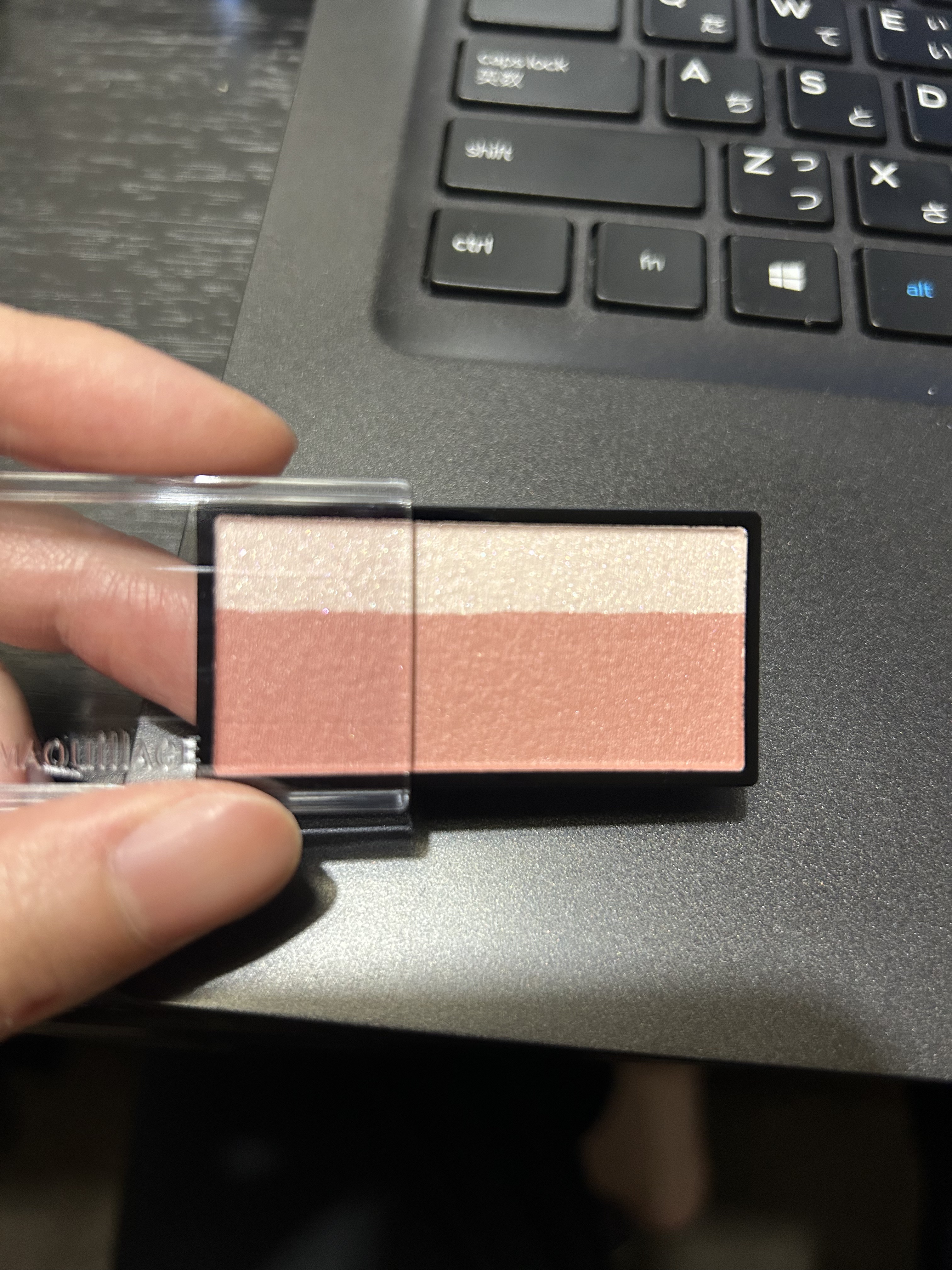 ドラマティックチークカラー (パウダー)/マキアージュ/パウダーチークを使ったクチコミ（2枚目）