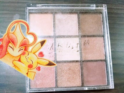 UR GLAM BLOOMING EYE COLOR PALETTE/U R GLAM/アイシャドウパレットを使ったクチコミ(1枚目)