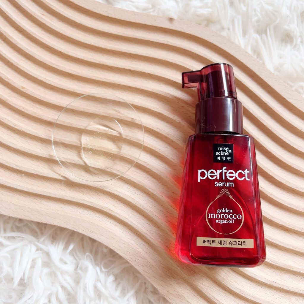 パーフェクト セラム リッチ/miseenscene/ヘアオイルを使ったクチコミ（2枚目）