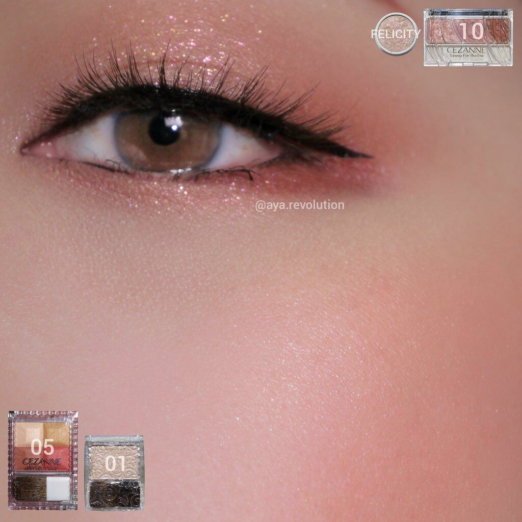 ミックスカラーチーク/CEZANNE/パウダーチークを使ったクチコミ（1枚目）