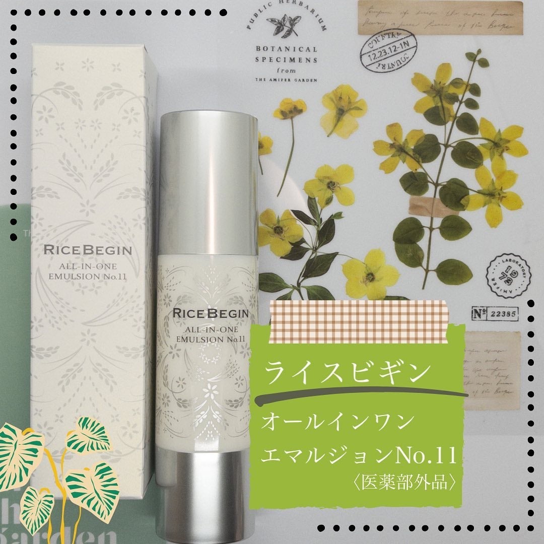 オールインワン エマルジョン No.11/ライスビギン/オールインワン化粧品を使ったクチコミ(1枚目)