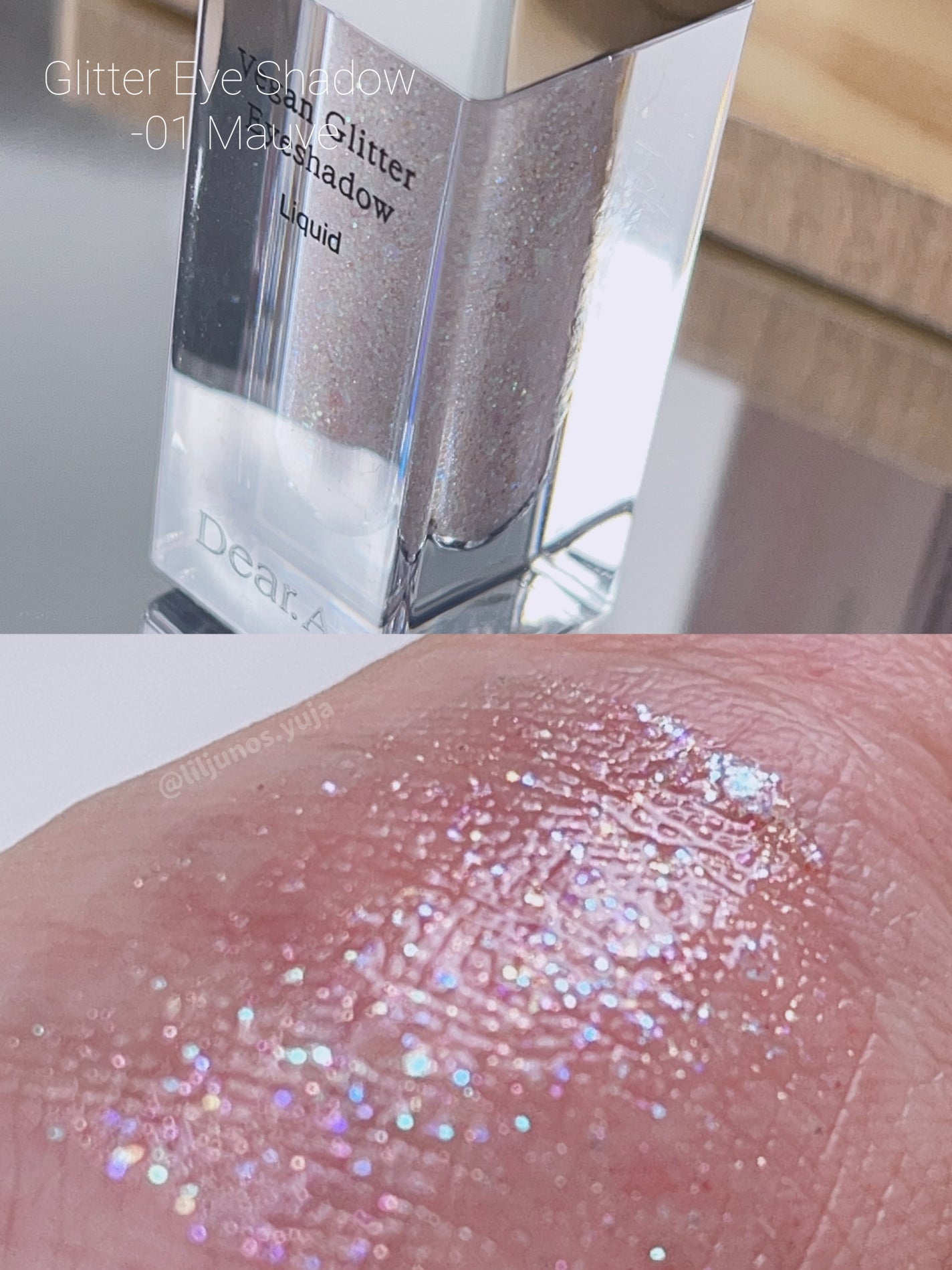 グリッターアイシャドウ/Dear.A/グリッターを使ったクチコミ(6枚目)