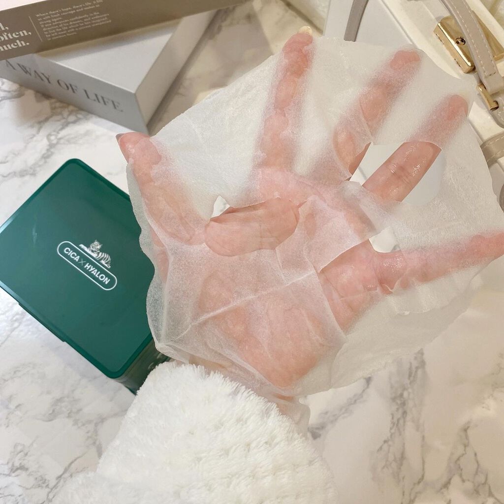 CICA デイリースージングマスク/VT/シートマスク・パックを使ったクチコミ（3枚目）