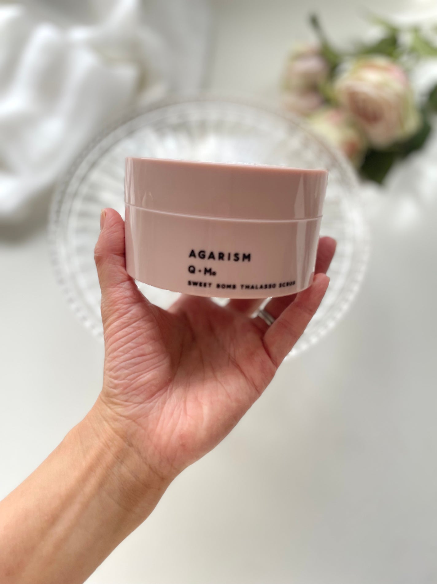 Q+Me スウィート ボム タラソ スクラブ/AGARISM/バスト・ヒップケアを使ったクチコミ(5枚目)