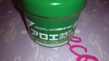 アロエスキンクリーム 100g/DAISO/フェイスクリームを使ったクチコミ（1枚目）