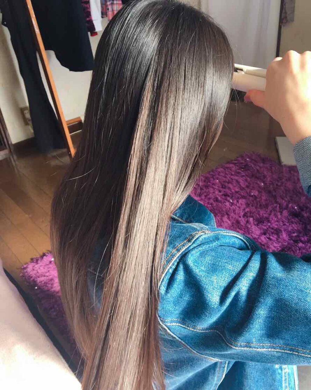 和草ダメージリペアオイルセラム/いち髪/ヘアオイルを使ったクチコミ(2枚目)