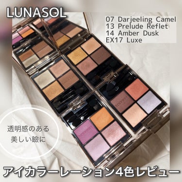 アイカラーレーション/LUNASOL/アイシャドウパレットを使ったクチコミ（1枚目）