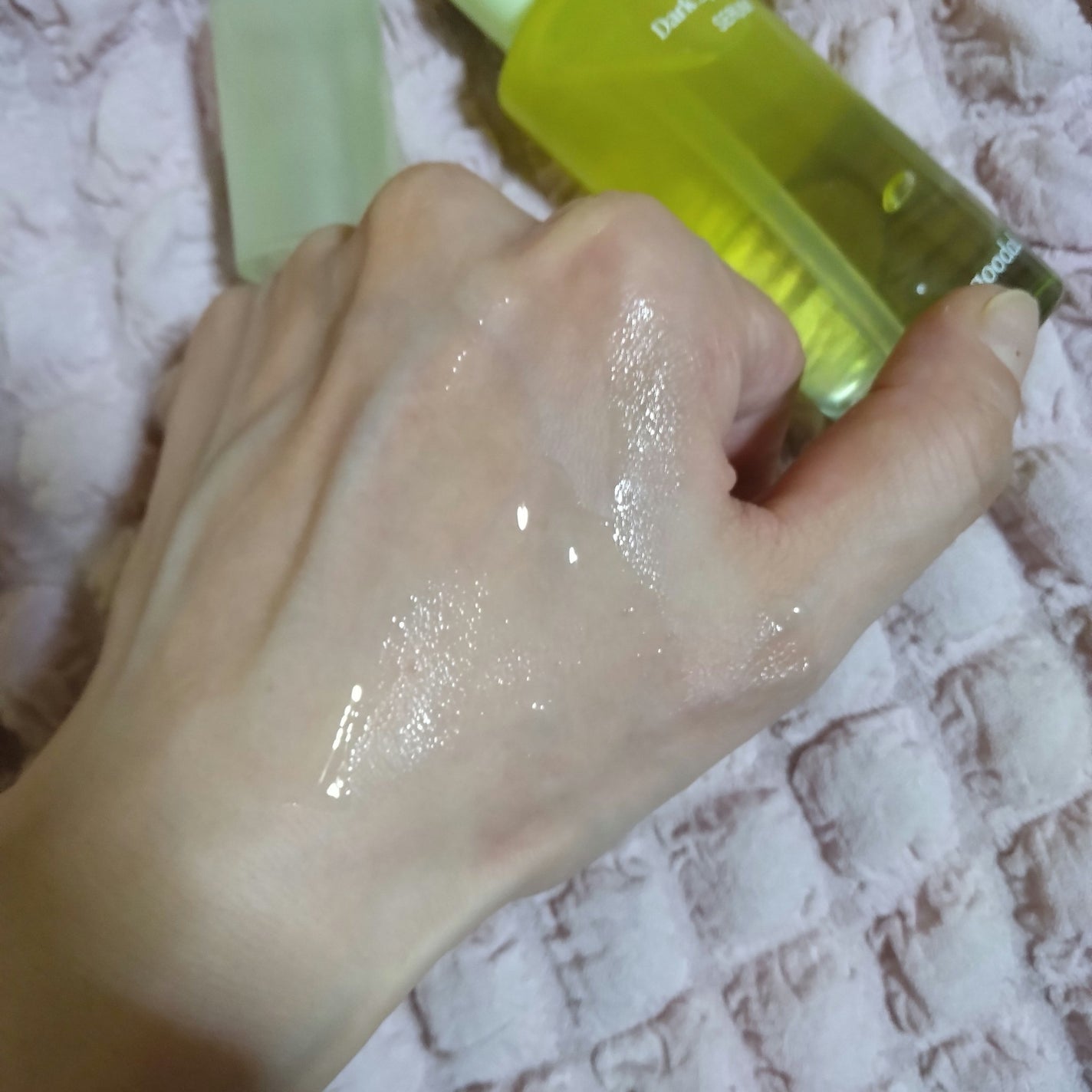 グリーンタンジェリン ビタC ダークスポットケアセラム/goodal/美容液を使ったクチコミ(3枚目)