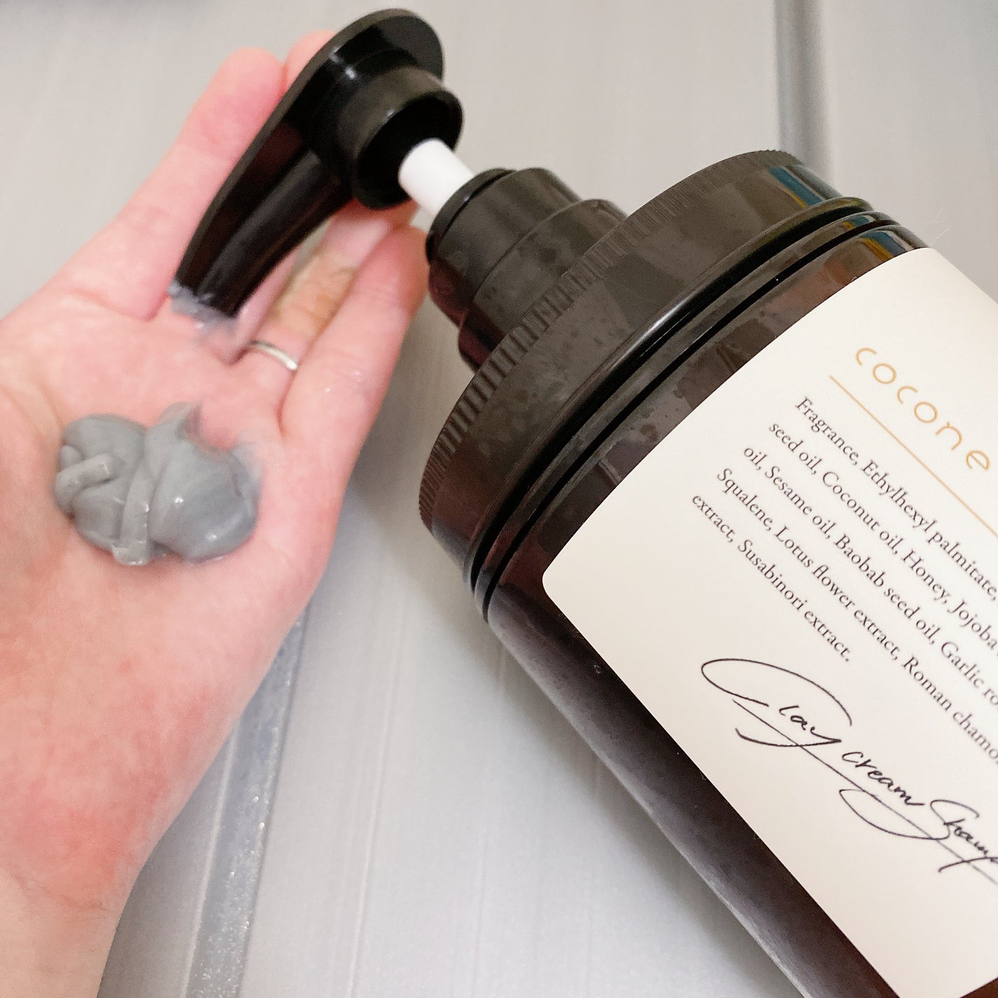 クレイクリームシャンプー(モイスト)/cocone/市販シャンプーを使ったクチコミ(2枚目)