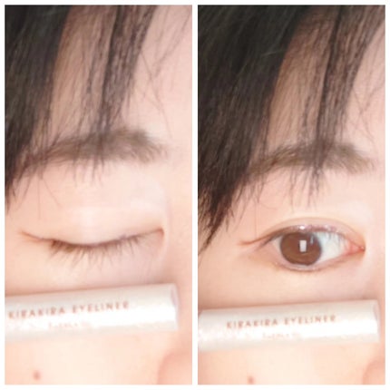 キラキラアイライナー/Kirei&co./リキッドアイライナーを使ったクチコミ(6枚目)
