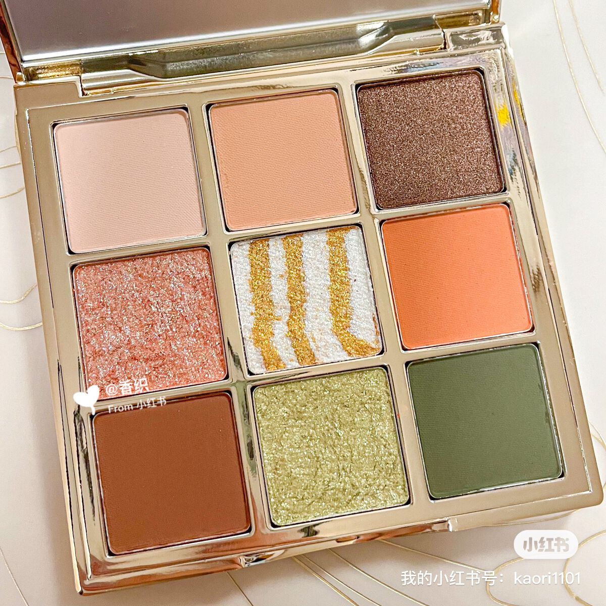 長相思シリーズ 9色アイシャドウパレット/CATKIN/アイシャドウパレットを使ったクチコミ(5枚目)