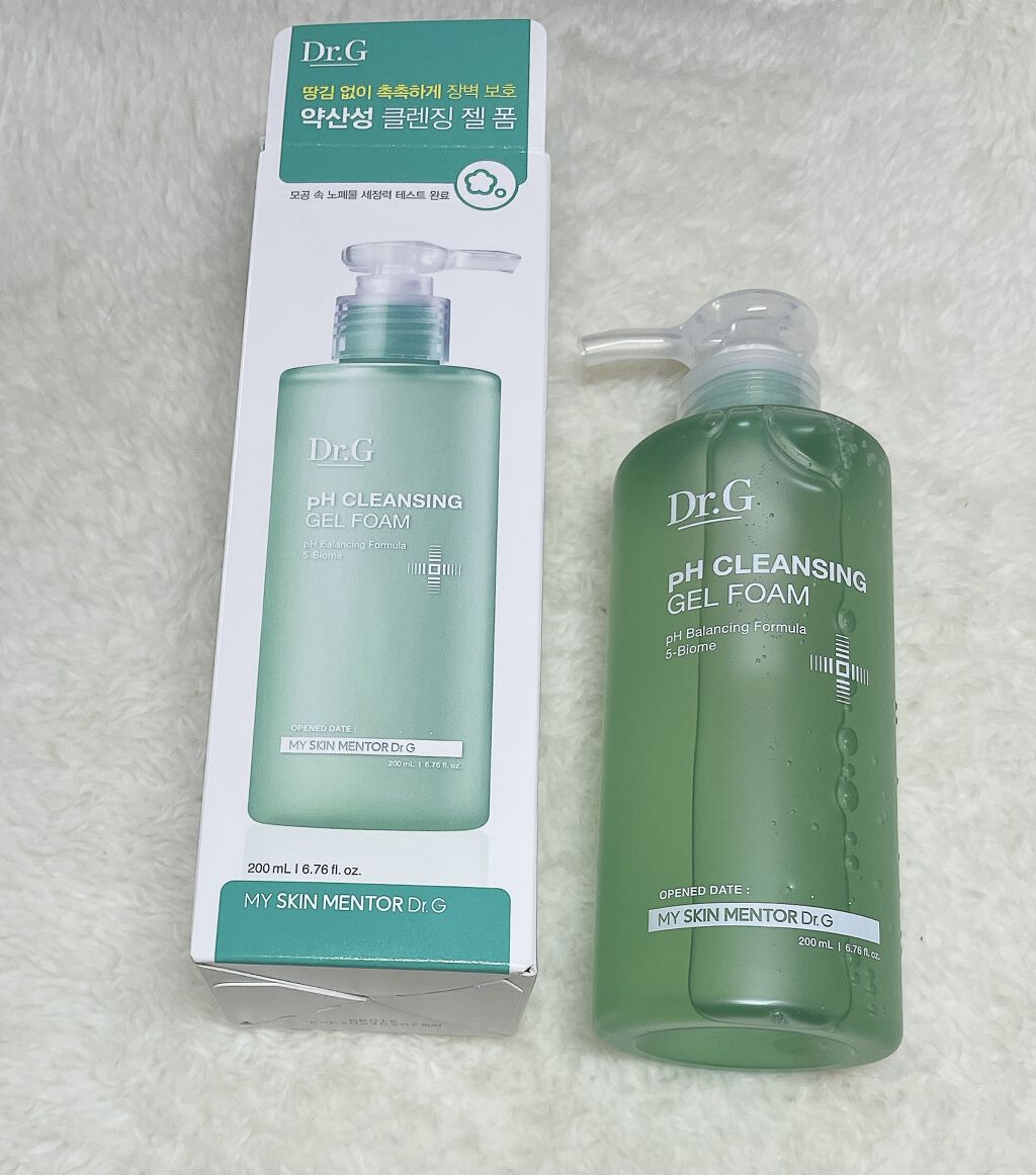 弱酸性クレンジングジェルフォーム/Dr.G/その他洗顔料を使ったクチコミ（1枚目）