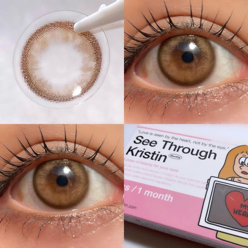 See Through Kristin/Hapa kristin/カラーコンタクトレンズを使ったクチコミ(1枚目)