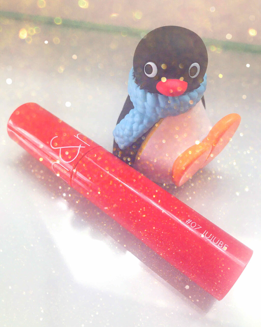 ジューシーラスティングティント/rom&nd/リップティントを使ったクチコミ（2枚目）