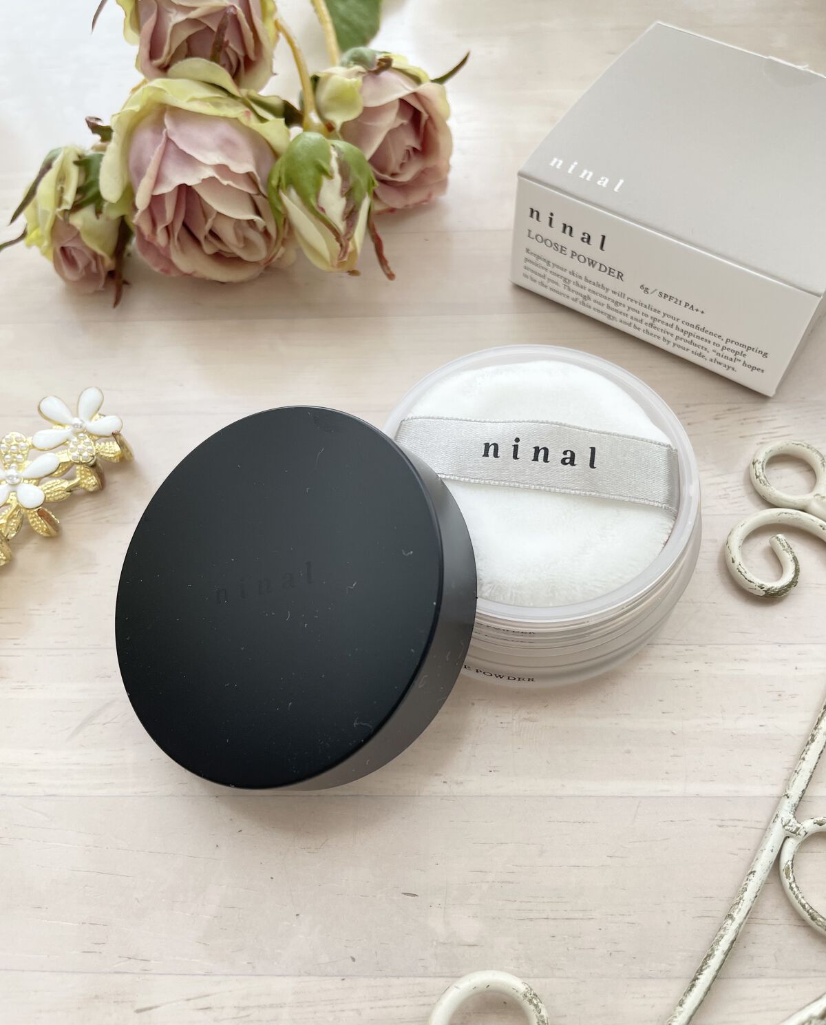 ninal ルースパウダー 00/ninal/ルースパウダーを使ったクチコミ（1枚目）
