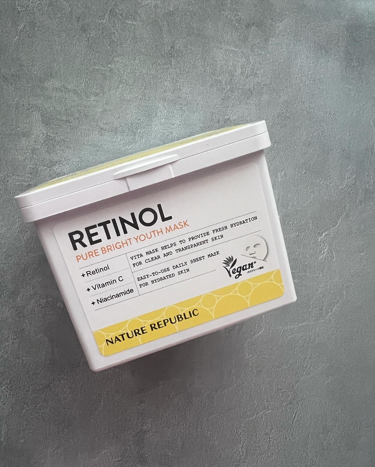 キューブマスク レチノール/ネイチャーリパブリック/シートマスク・パックを使ったクチコミ（1枚目）