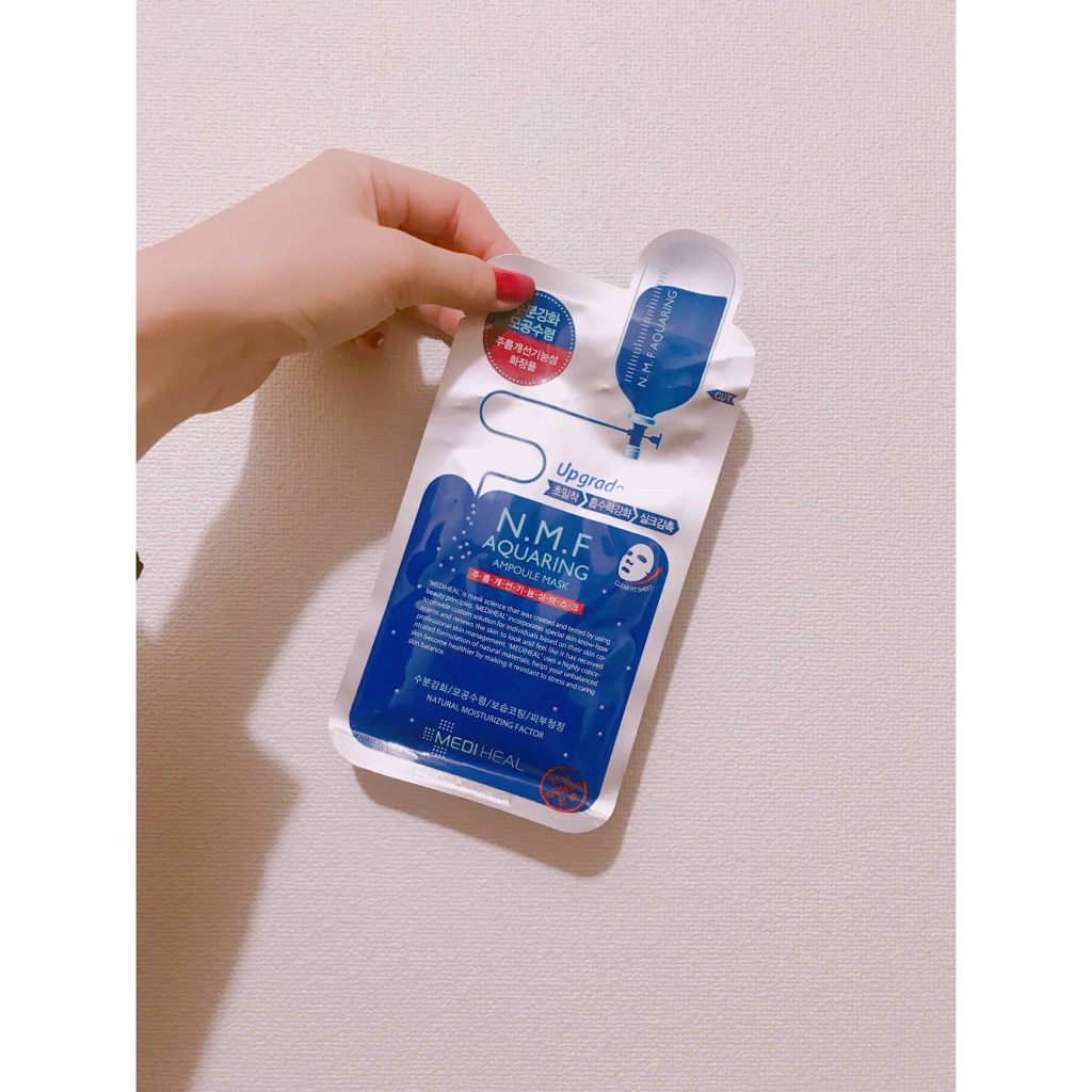 N.M.FアクアアンプルマスクJEX/MEDIHEAL/シートマスク・パックを使ったクチコミ(1枚目)