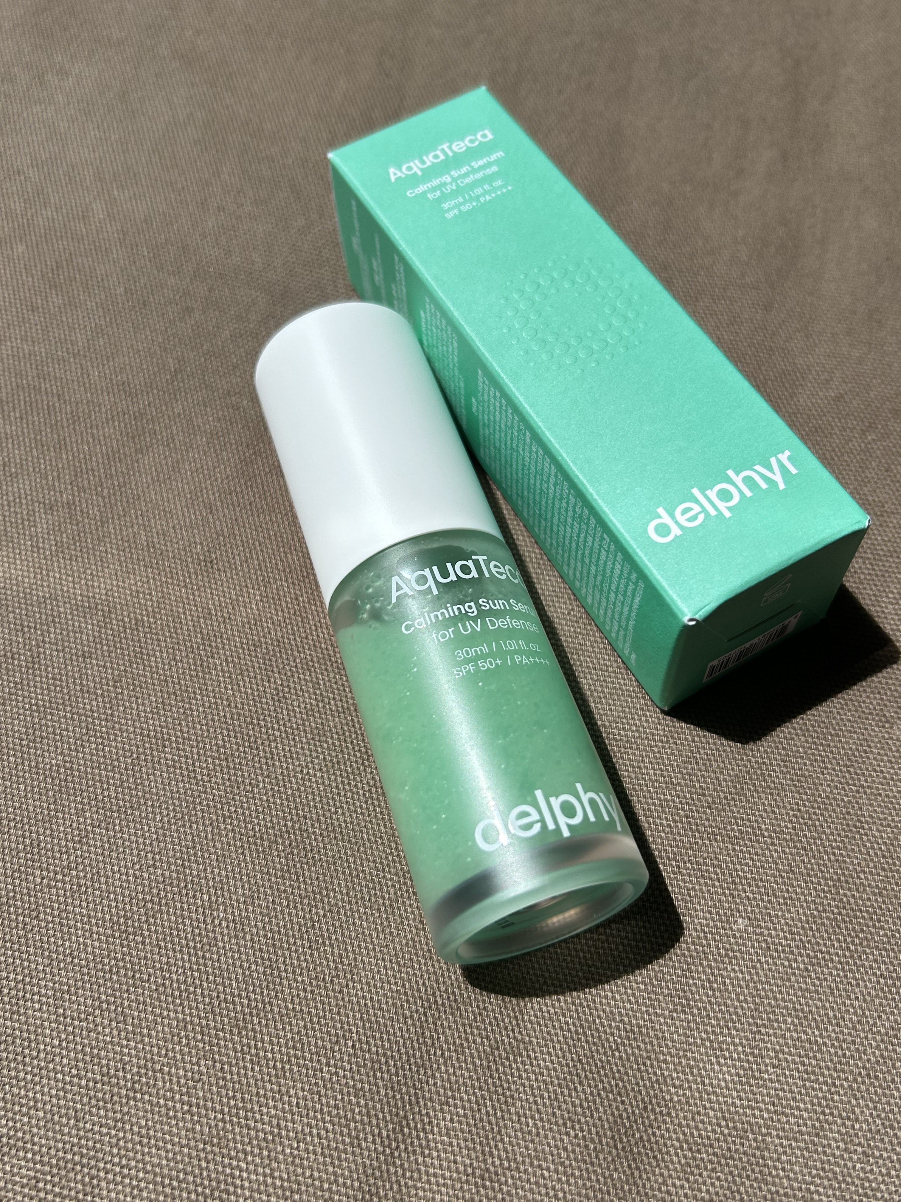 AquaTeca calming sun serum/Delphyr/日焼け止めローションを使ったクチコミ（1枚目）