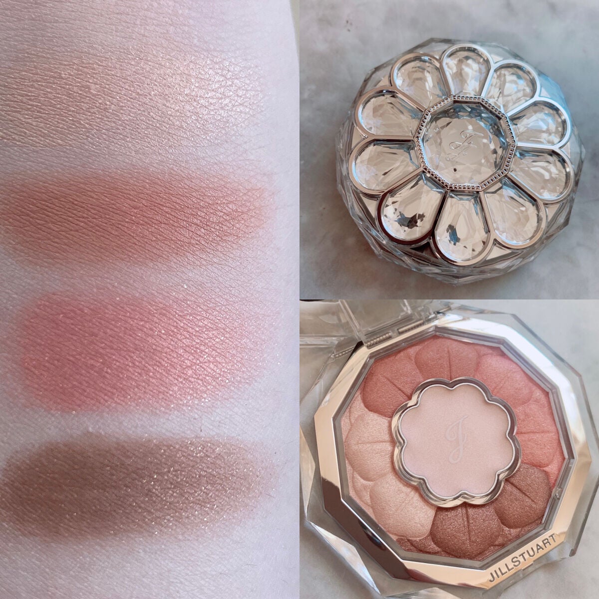 ジルスチュアート ブルームクチュール アイズ/JILL STUART/アイシャドウパレットを使ったクチコミ(4枚目)