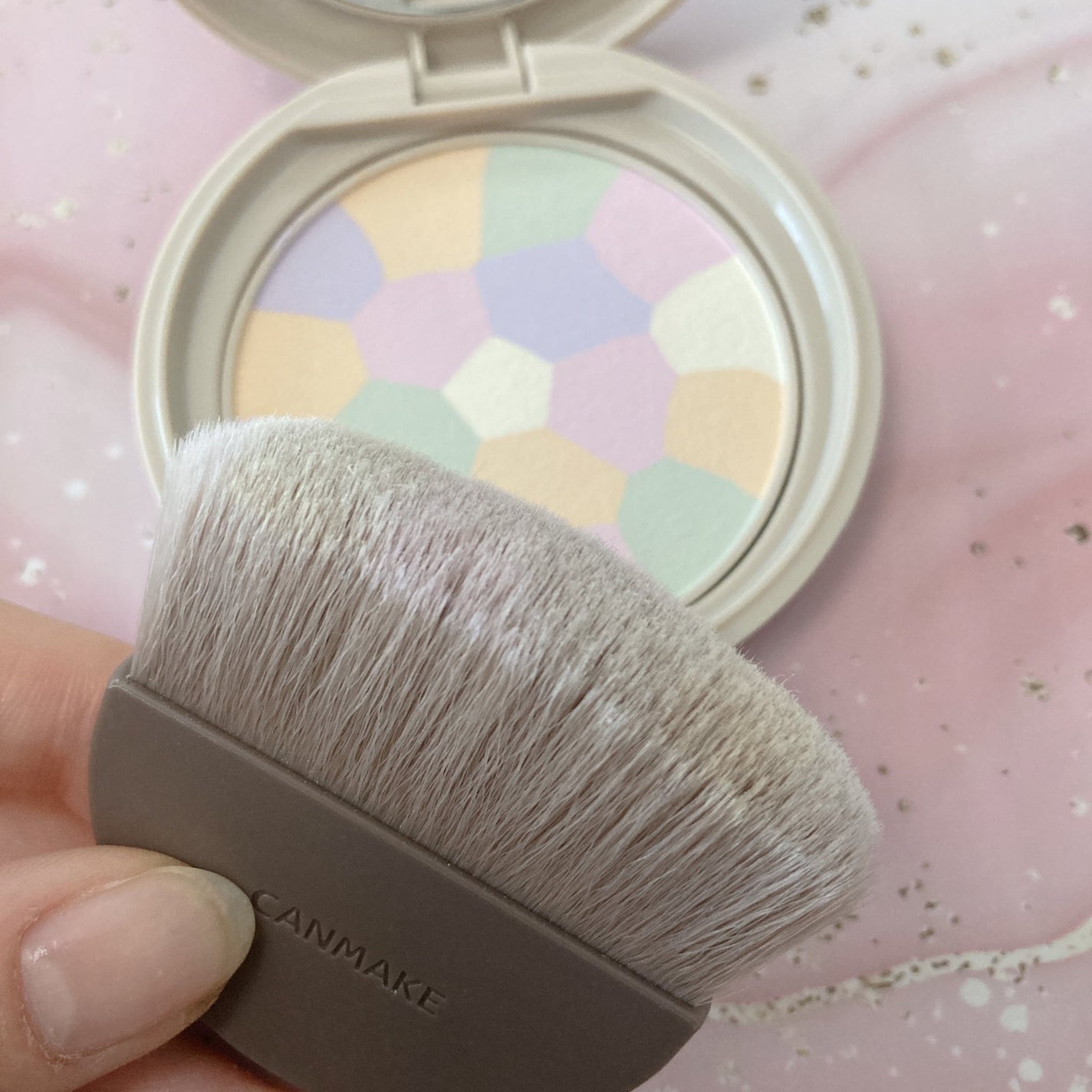 マシュマロフィニッシュパウダーブラシ/キャンメイク/メイクブラシを使ったクチコミ(2枚目)