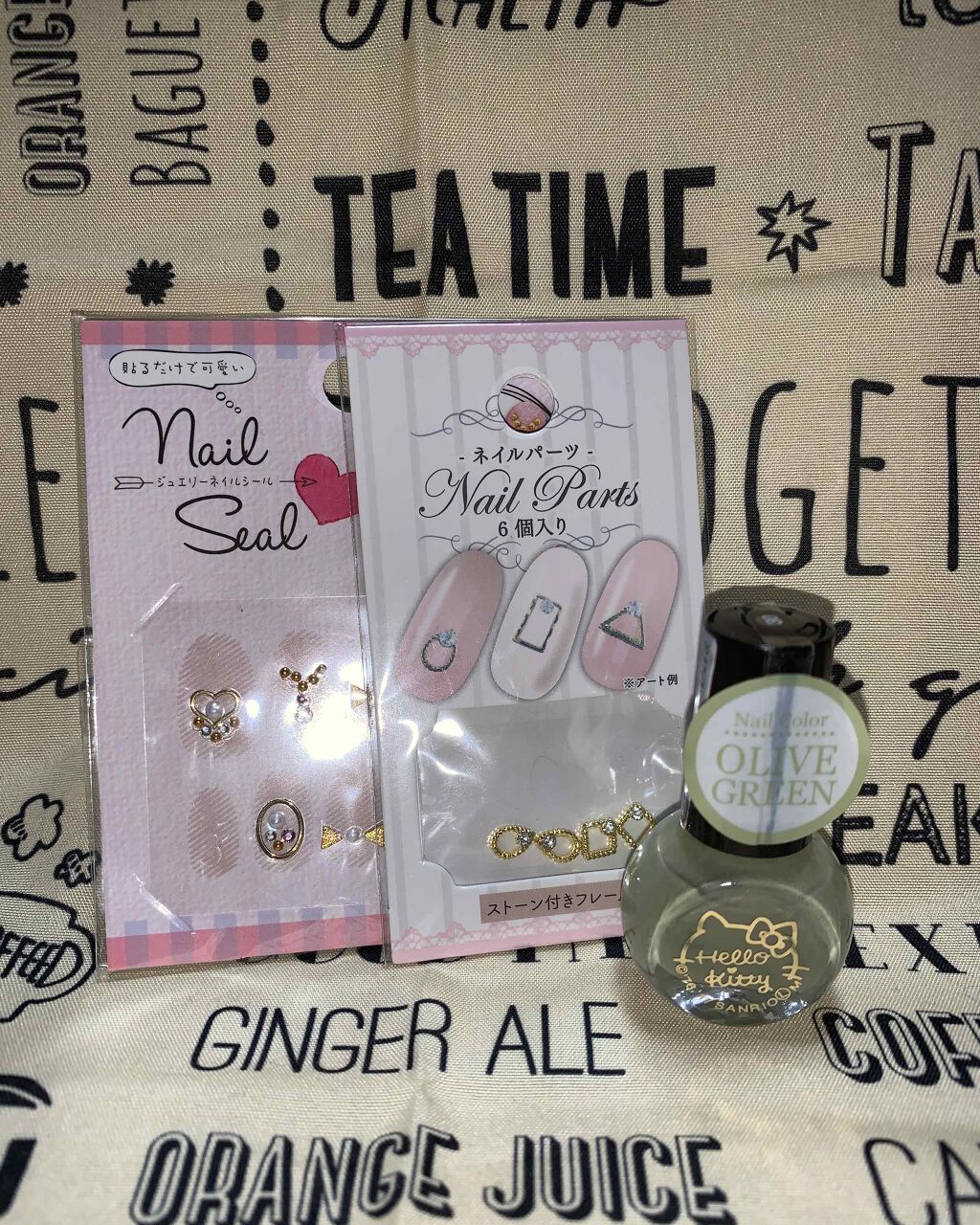 ネイルシール/セリア/ネイルシールを使ったクチコミ（3枚目）